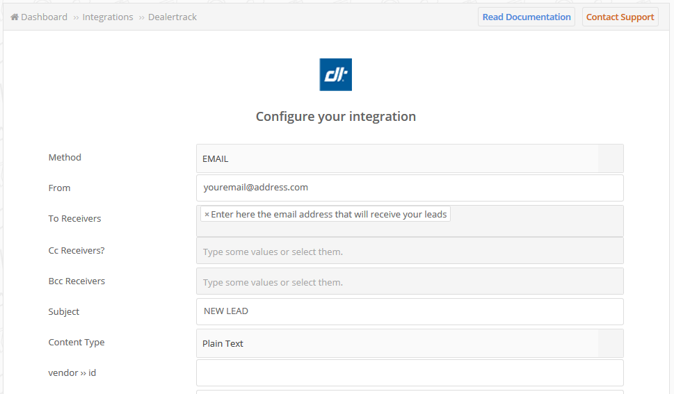 dealertrack creation