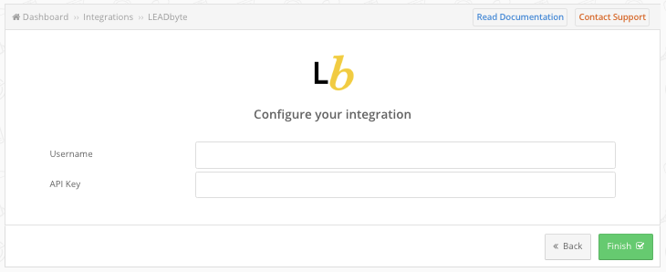LeadByte creation