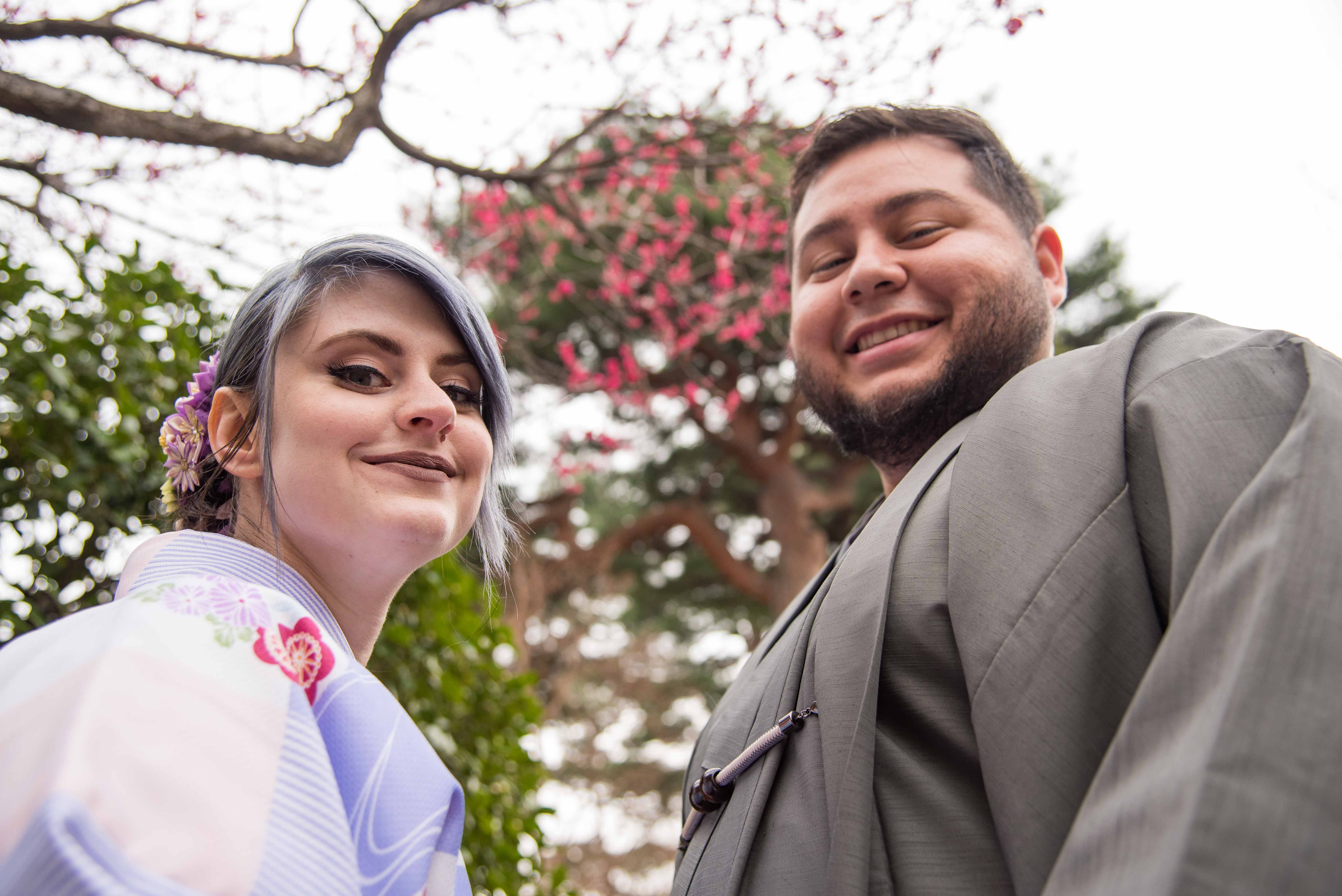 They just got married!