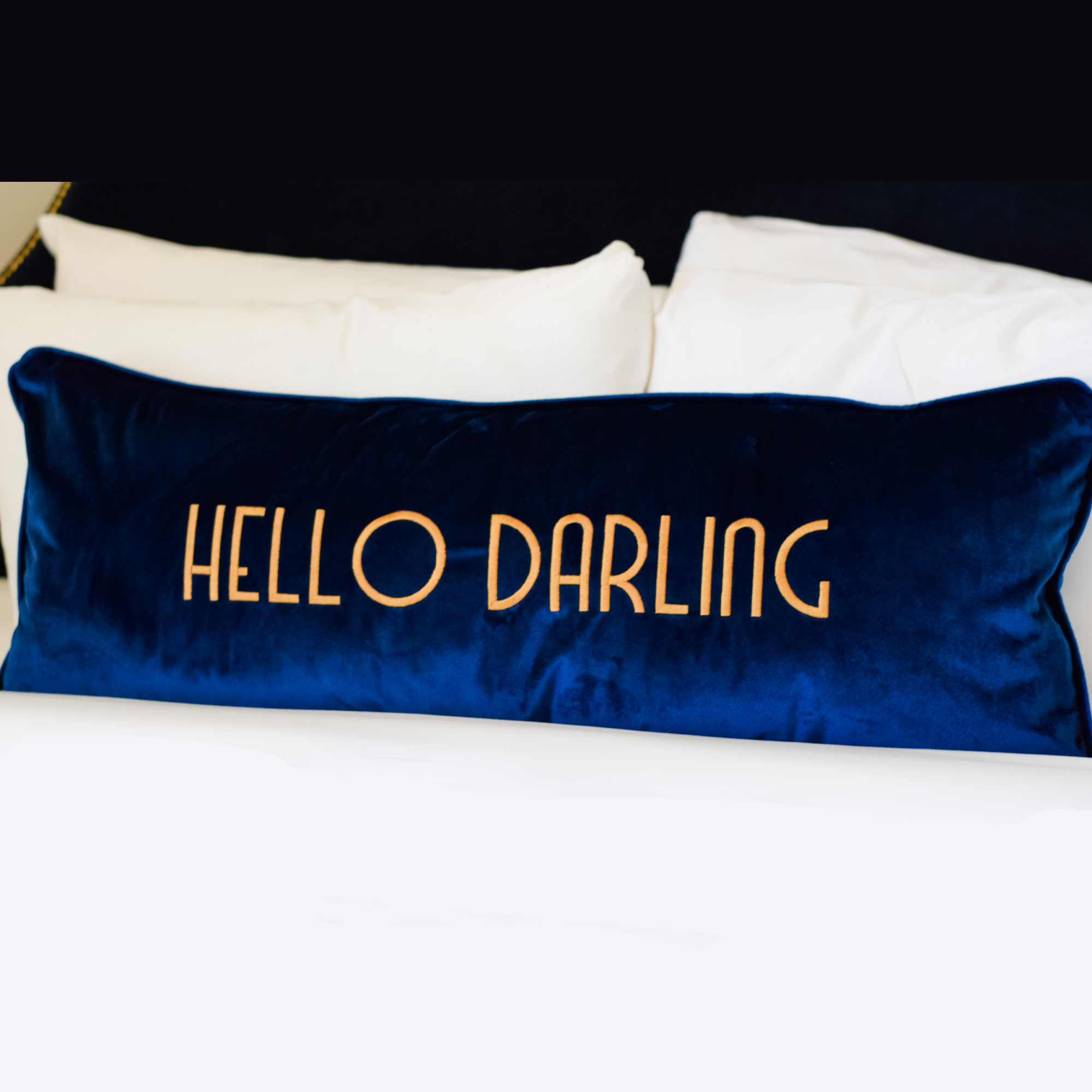 The Darling Hotel "Hello Darling" Pillows