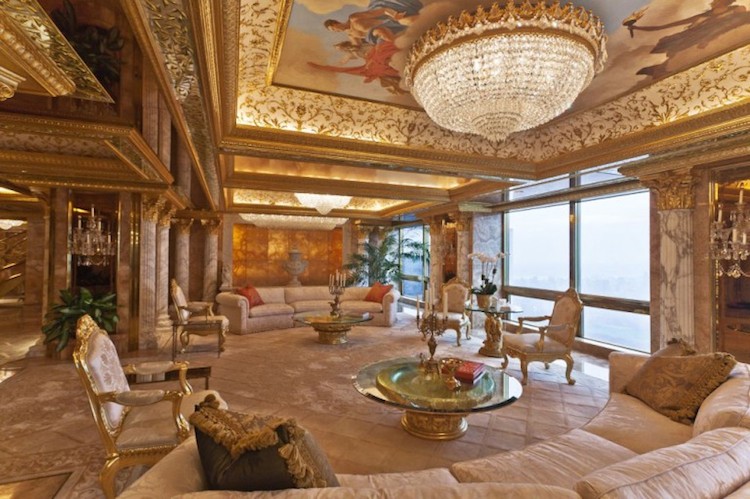 donald trump home staging