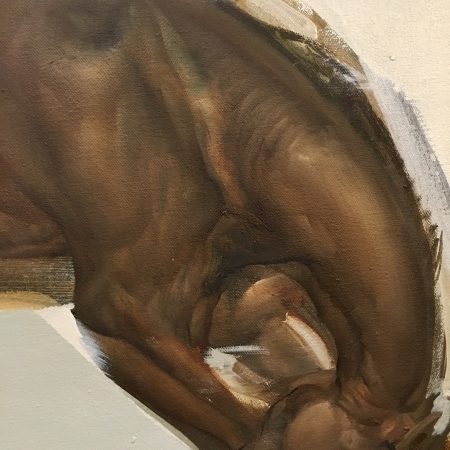 Studio wip by Artist Daniel Ochoa 
