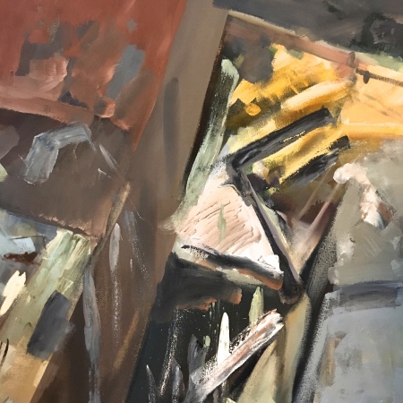 Studio wip by Artist Daniel Ochoa 