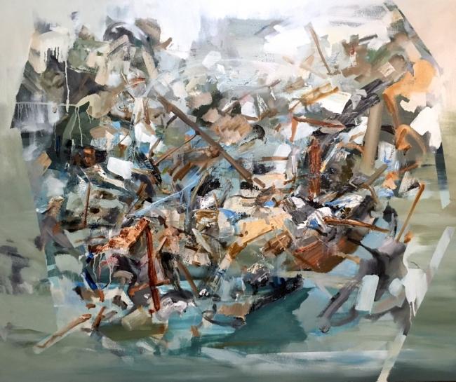 Studio wip by Artist Daniel Ochoa 