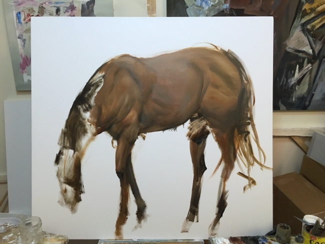 Studio wip by Artist Daniel Ochoa 