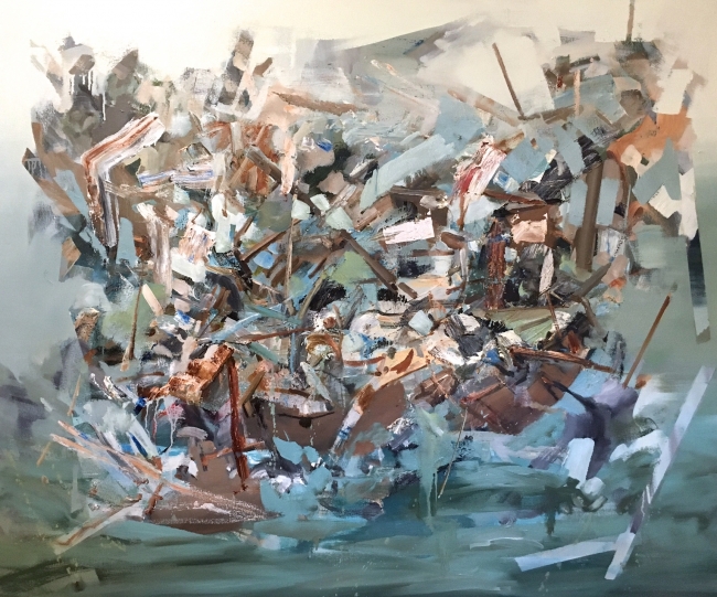 Studio wip by Artist Daniel Ochoa 