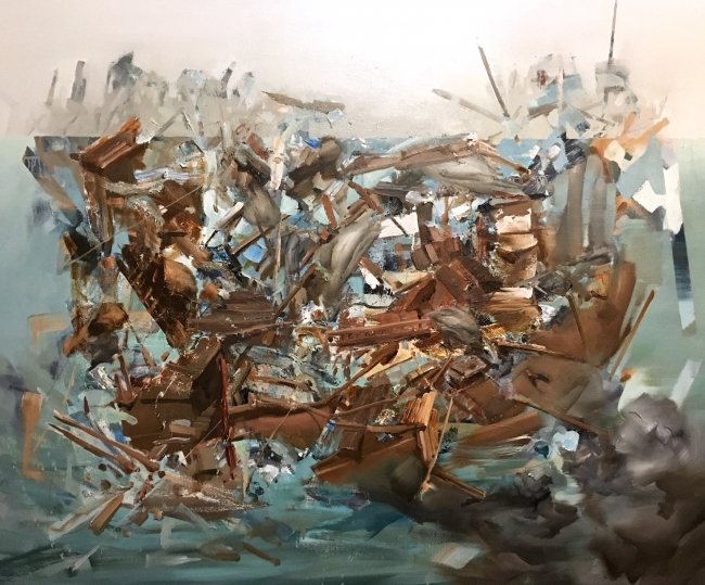 Studio wip by Artist Daniel Ochoa 