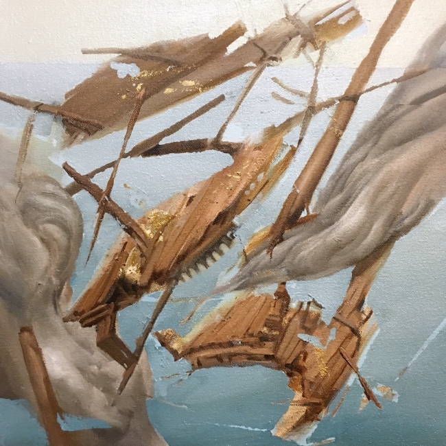 Studio wip by Artist Daniel Ochoa 