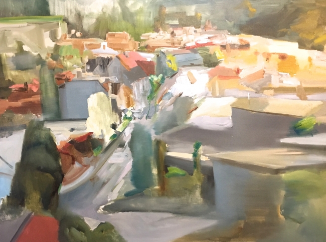Studio wip by Artist Daniel Ochoa 