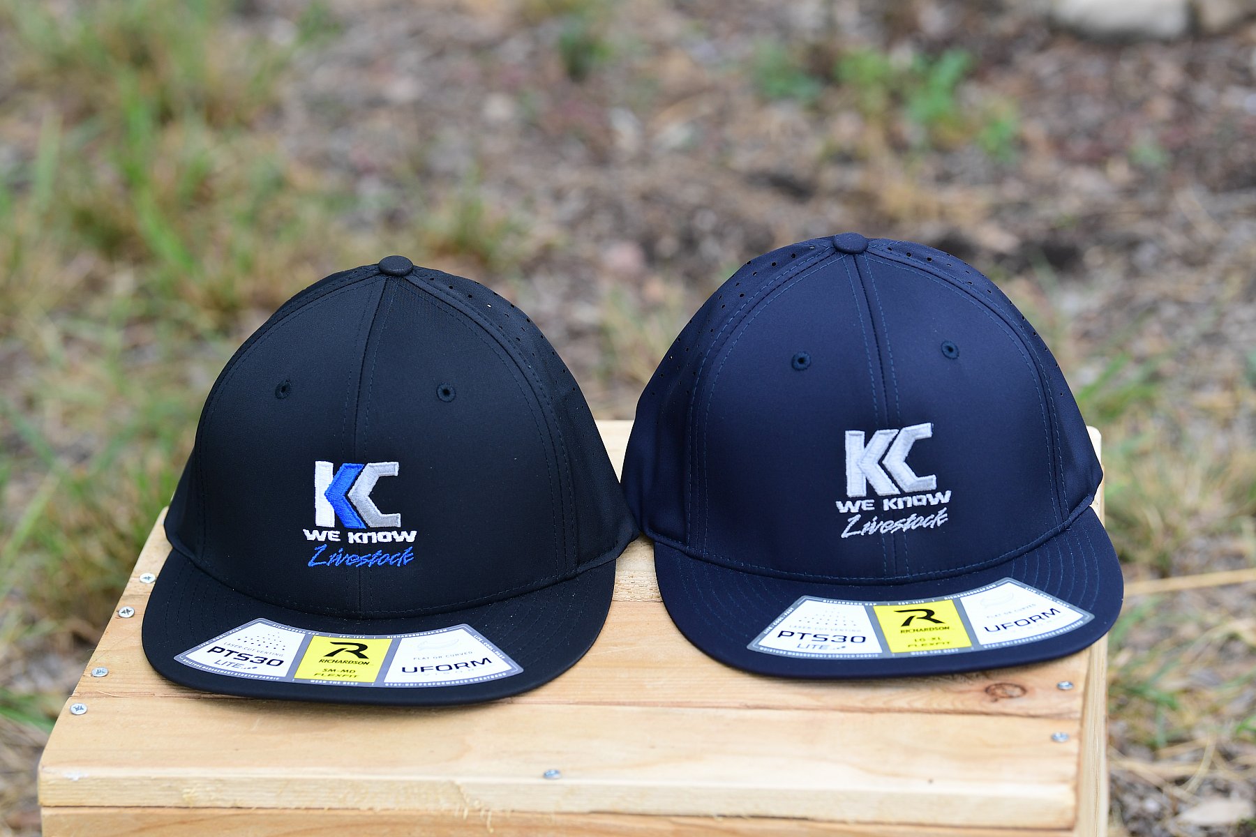 PT30 Fitted Hat Black with Logo Size SM/MD | PTS20_KC5_3718.JPG