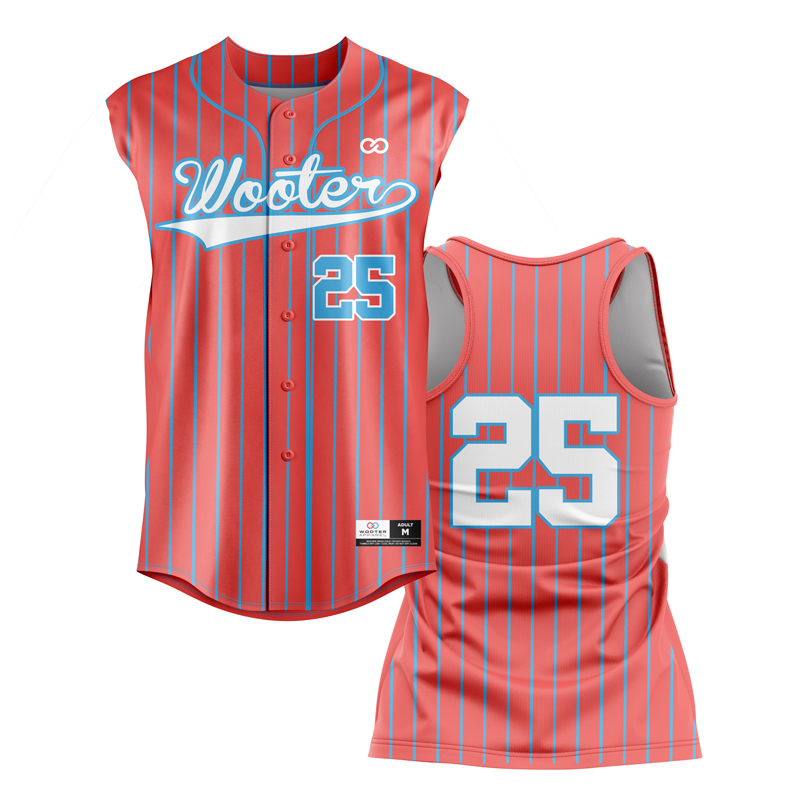 Buy Custom Racerback Full button Baseball Jerseys Online Wooter