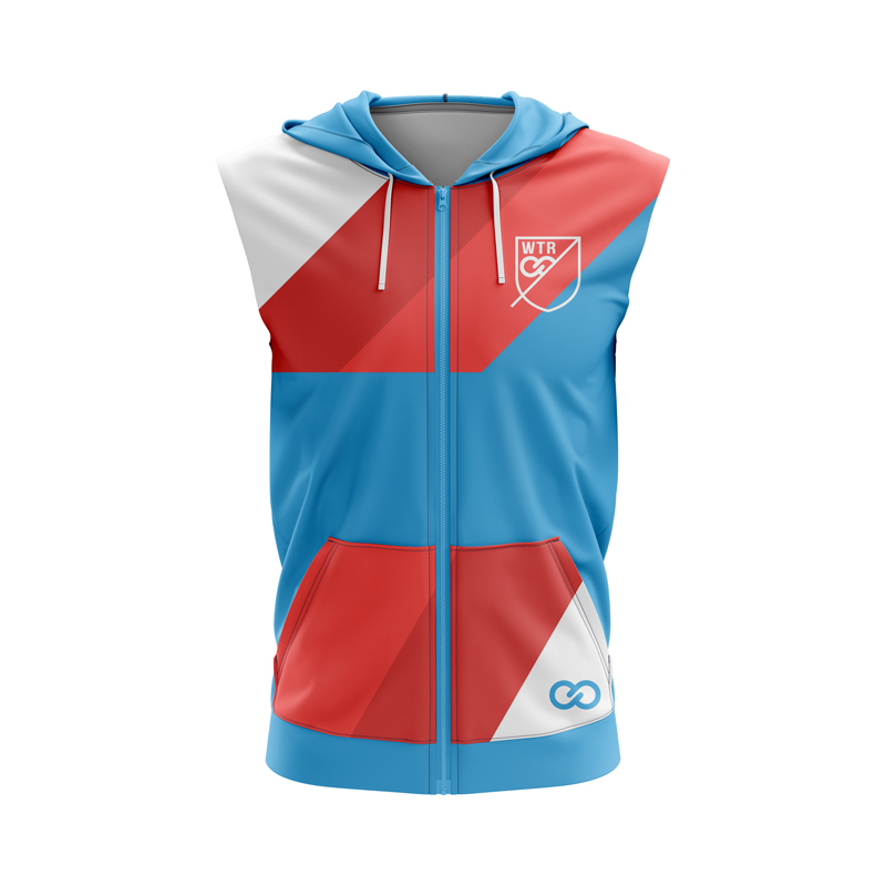 Custom Team Sleeveless ZipUp Hoodies Wooter Apparel Wooter Apparel