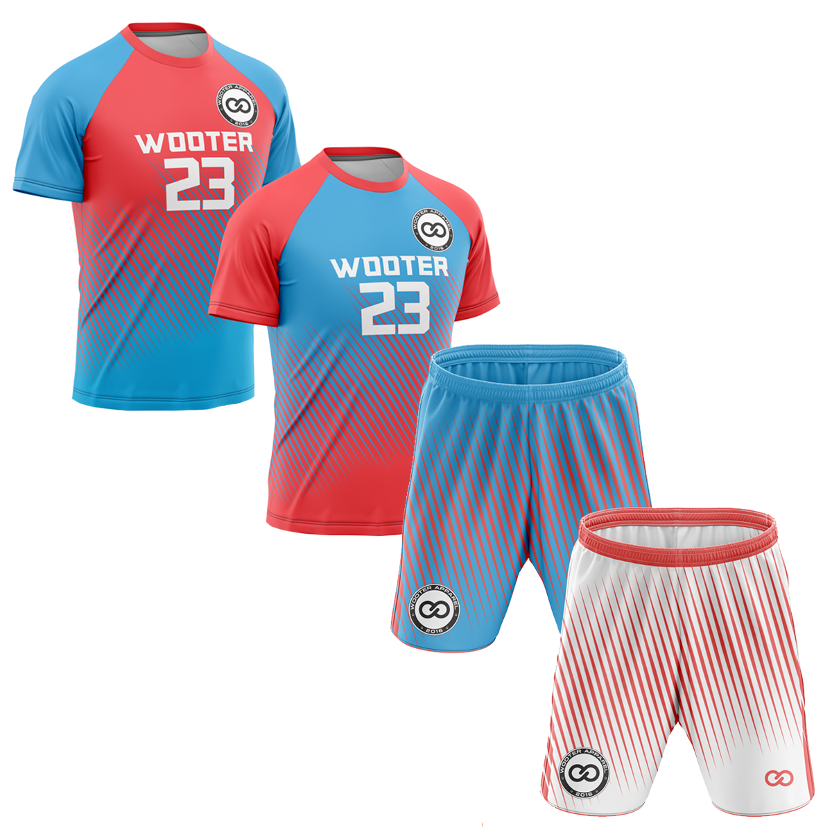 Buy Custom Reversible Soccer Uniform Online Wooter Apparel Wooter