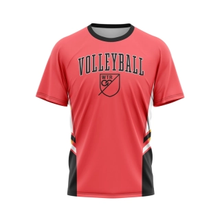 Custom Short Sleeve Crew Neck Volleyball Jerseys