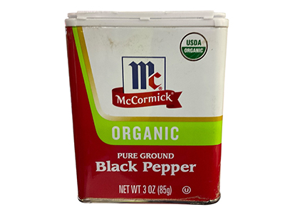 Mccormick Org Black Pepper 3 Ounce