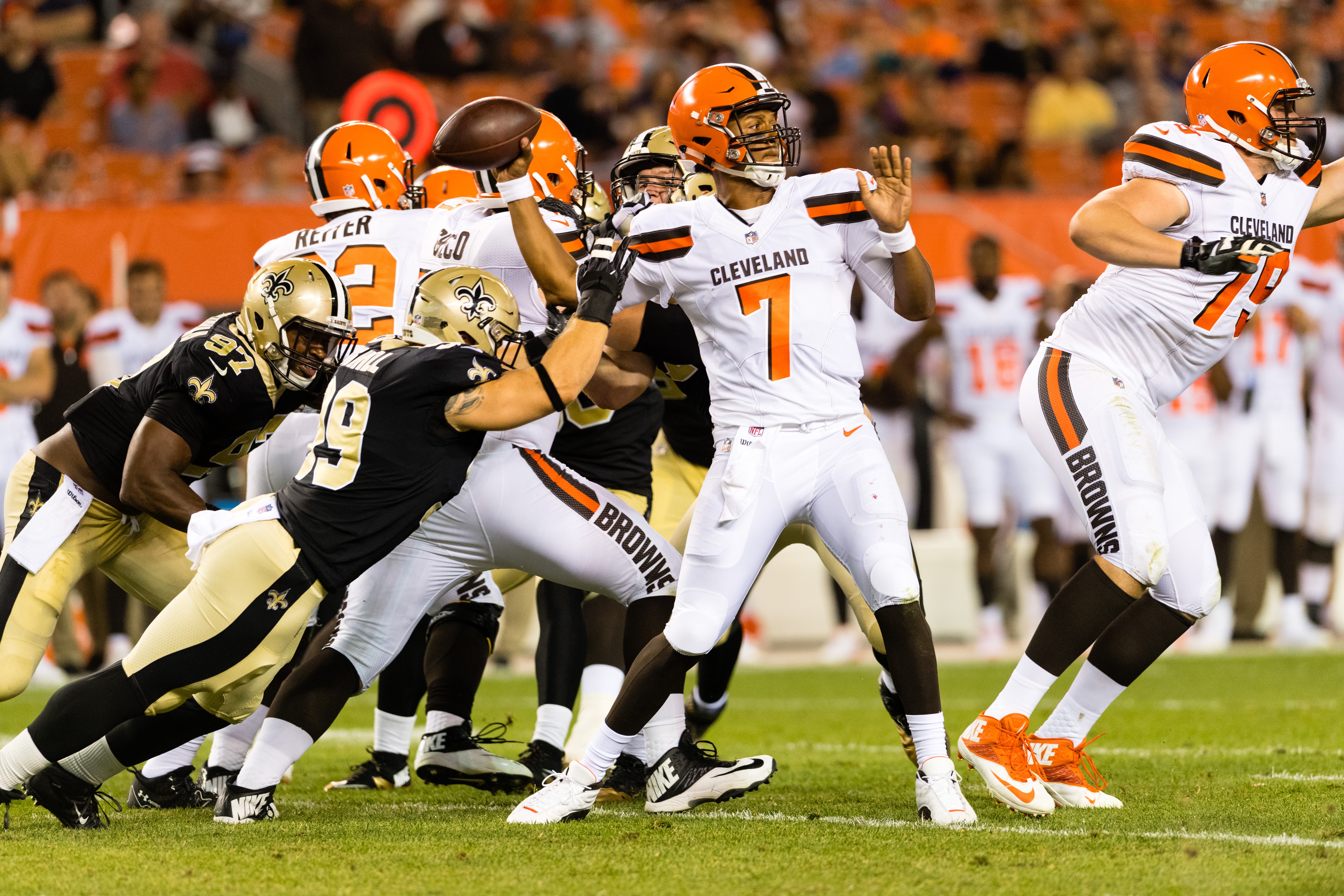 Hue Jackson names Brock Osweiler starter for Monday's preseason game