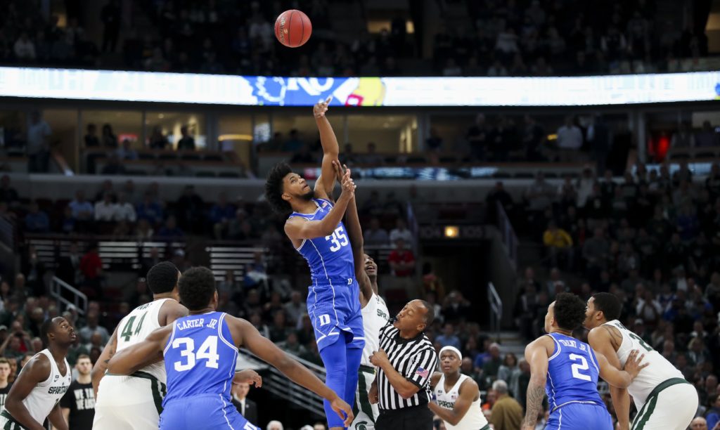Marvin Bagley III Won't Return vs. Michigan State After Suffering Eye Injury Marvin Bagley III Won't Return vs. Michigan State After Suffering Eye Injury