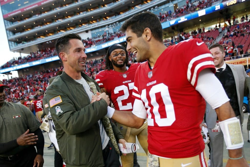 49ers Announce QB Jimmy Garoppolo Will Start Against Bears 49ers Announce QB Jimmy Garoppolo Will Start Against Bears