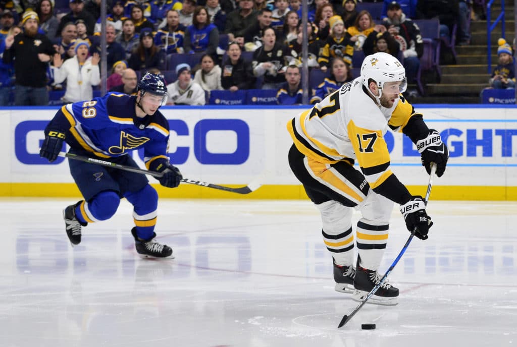 Improved stick work has made Bryan Rust a stronger defensive presence