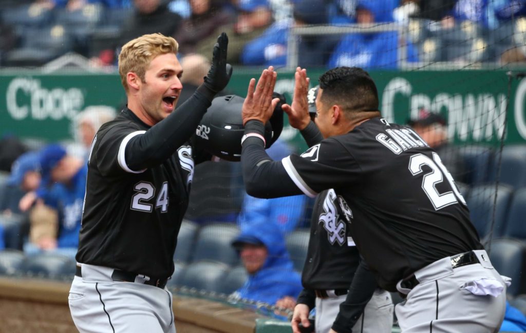 White Sox belt six opening-day homers, crush Royals 14-7