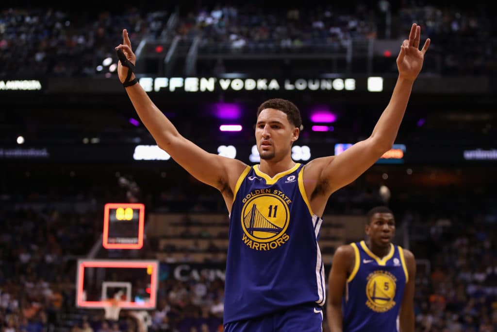 A hot Klay Thompson sighting as Warriors beat the Suns and...