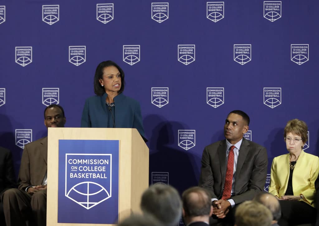 Davis The Commission on College Basketball has some good ideas. Bold? Not so much