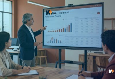 Equipo directivo valida consolidación multi-sucursal en reporte ERP para cierre operativo real.
