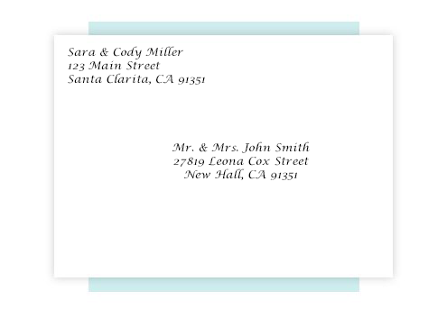 envelope address printing