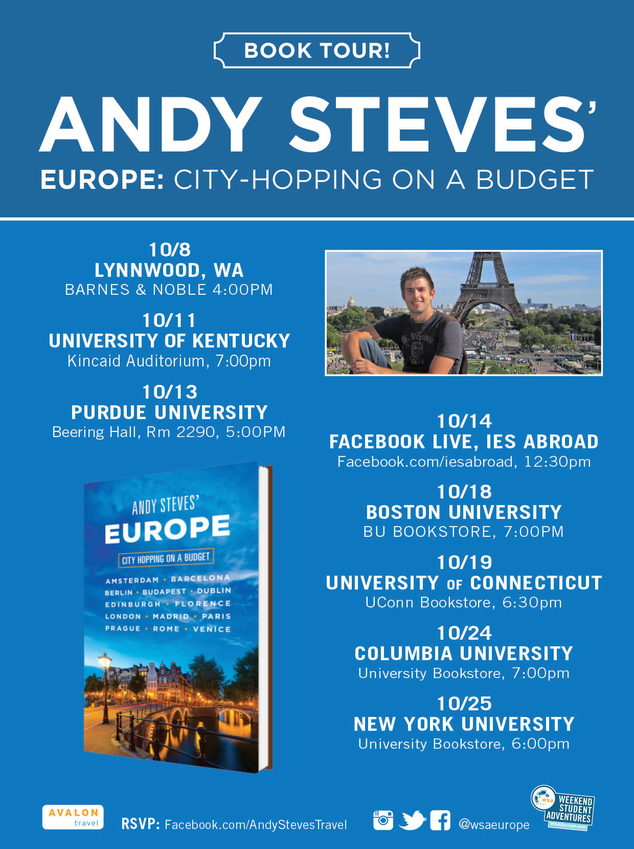 Andy Steves Events Weekend Student Adventures Europe