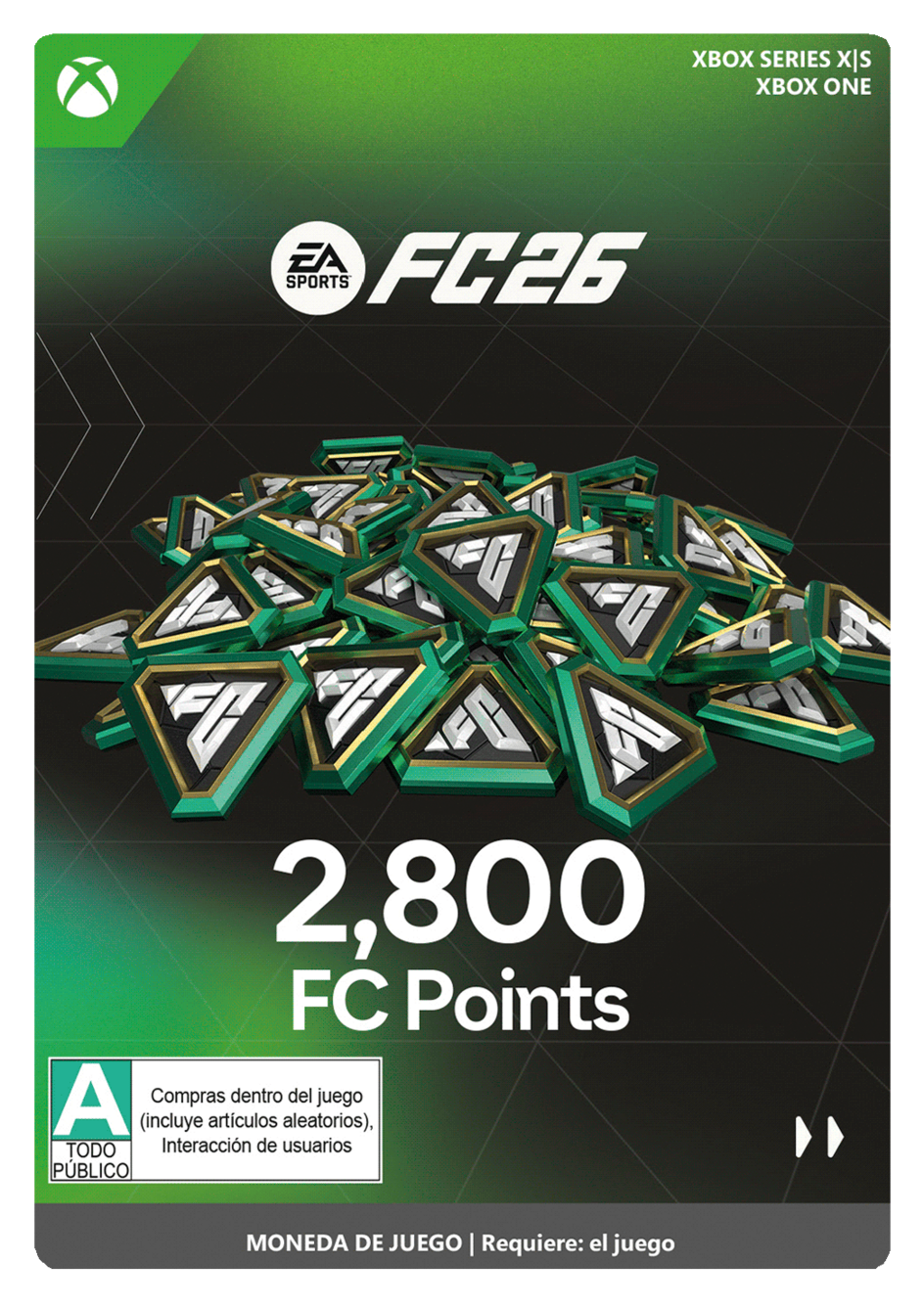 EA SPORTS FC 26 - FC POINTS 2800