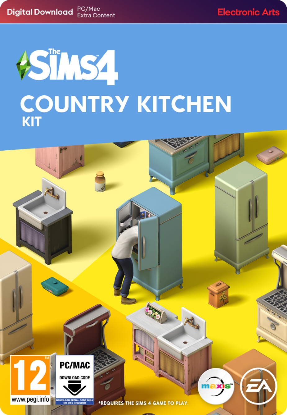The Sims 4 Country Kitchen Kit(ROW) - Origin