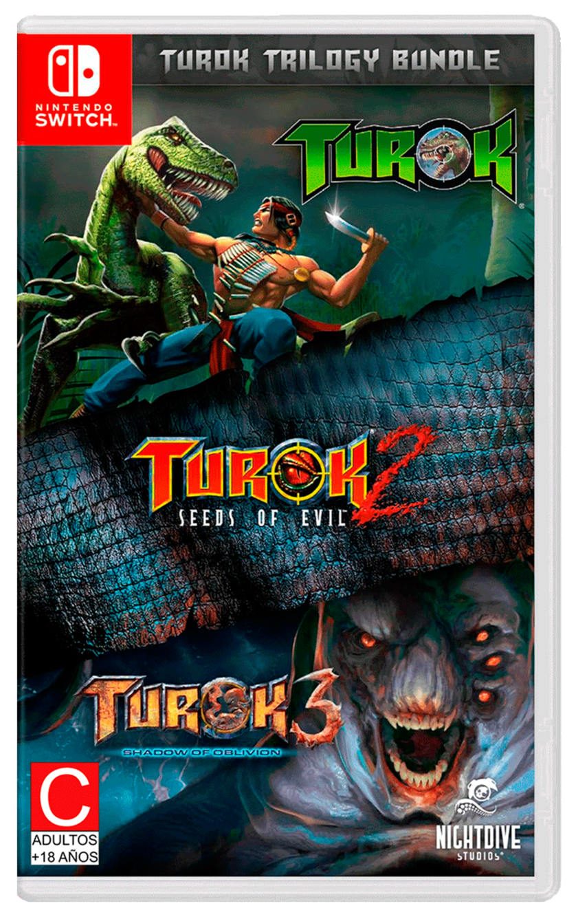 PREVENTA: Turok Trilogy Bundle (Nintendo Switch)