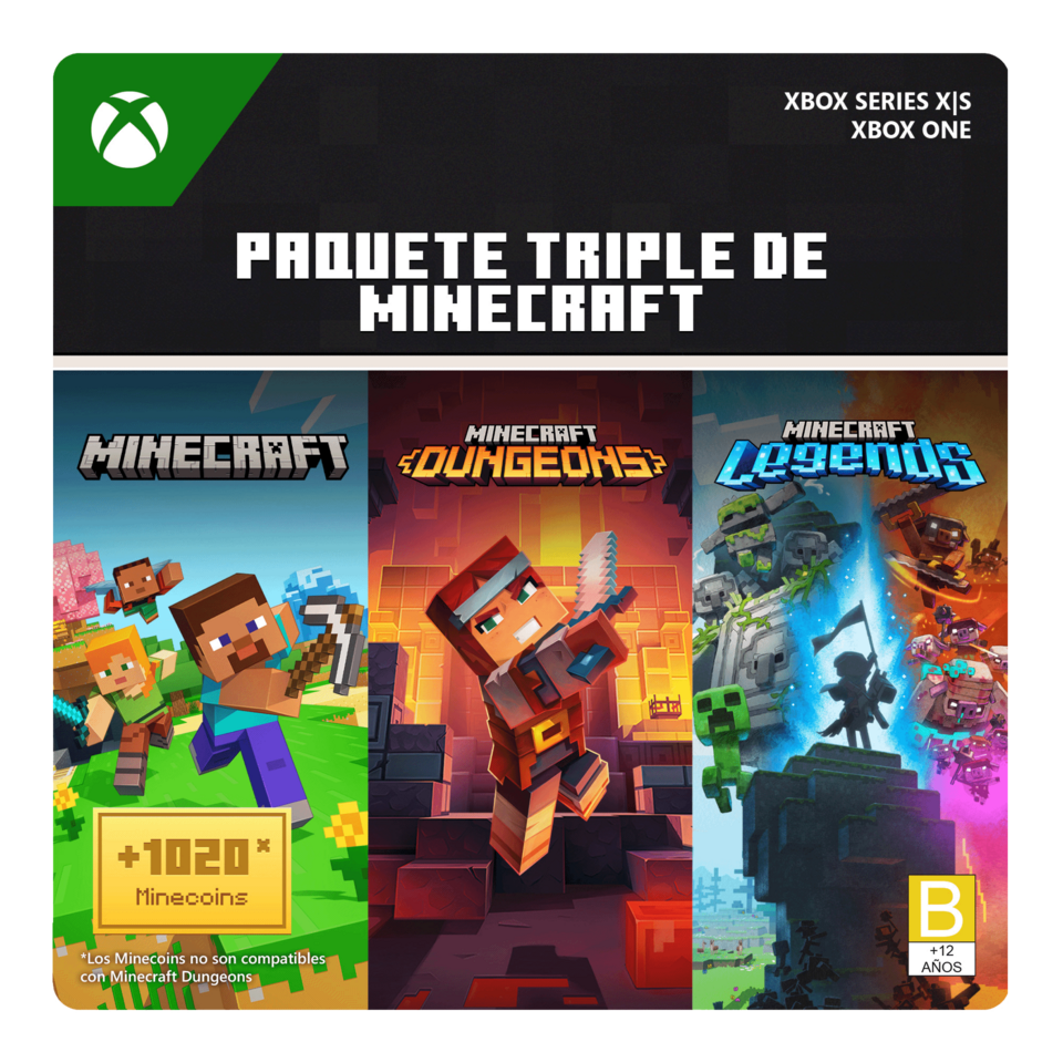 Minecraft Triple Bundle (Xbox)