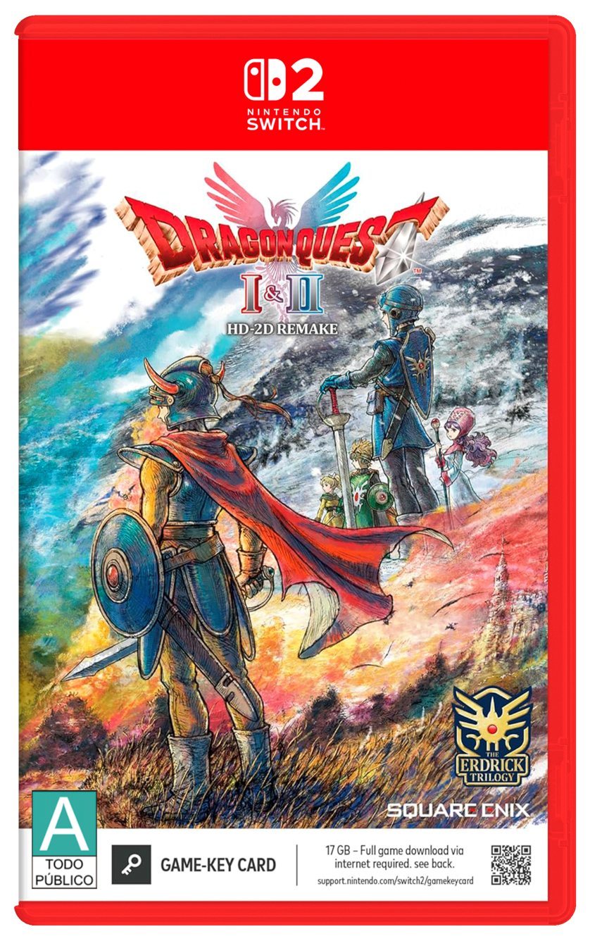 PREVENTA: Dragon Quest I-II HD Remake GKC (Nintendo Switch 2)