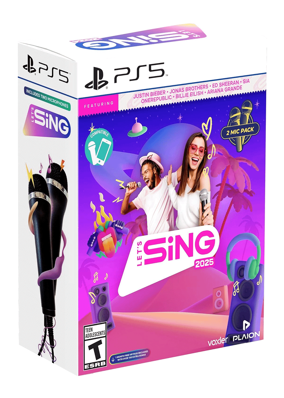 Lets Sing 2025 2 Mic Bundle (PlayStation 5) (Físico)