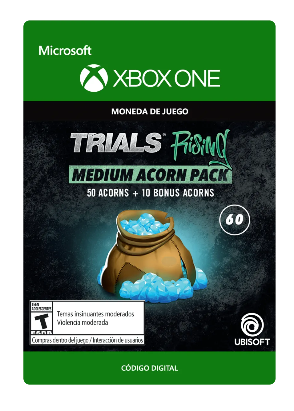 Trials Rising: Pack mediano de bellotas 60
