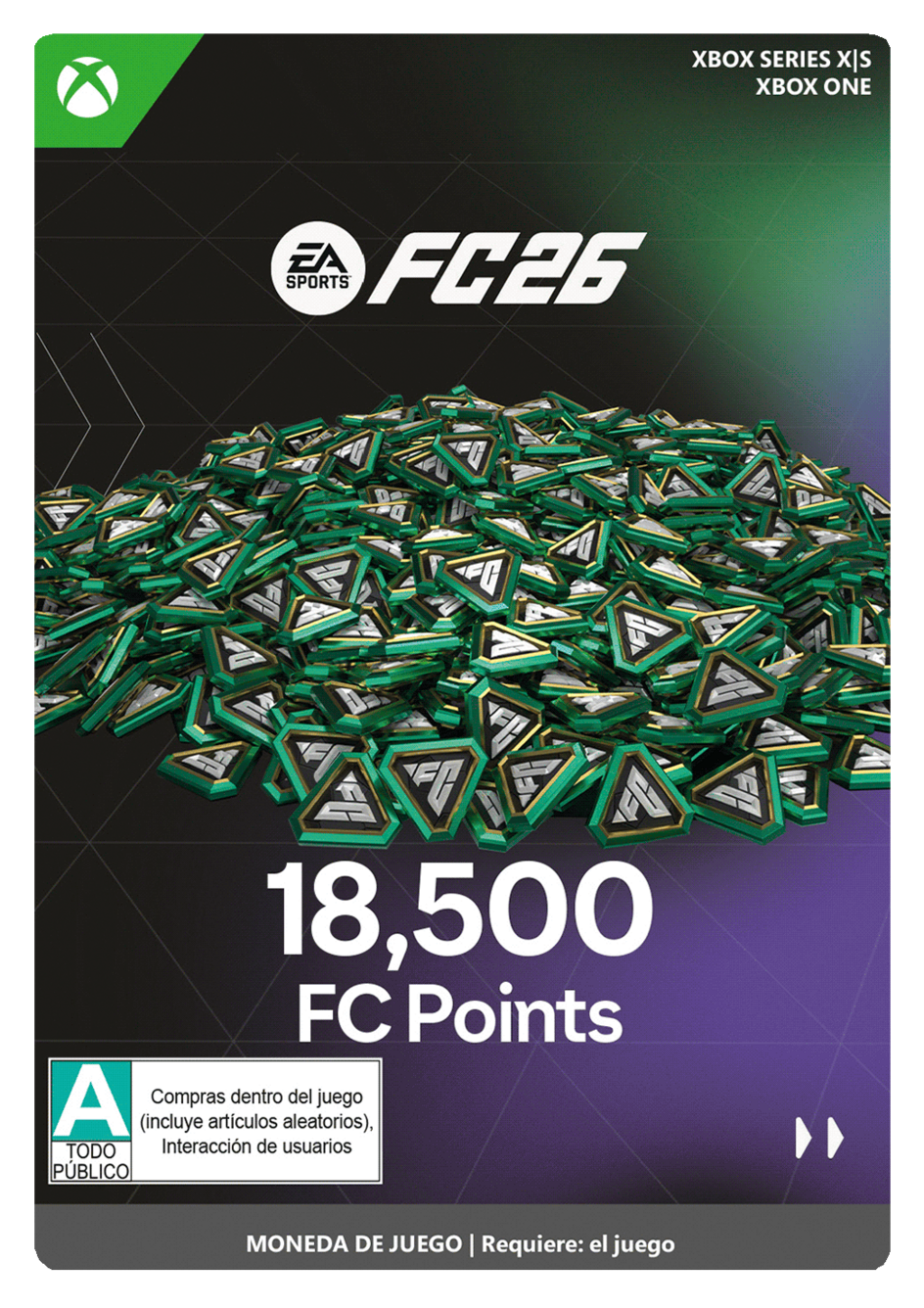 EA SPORTS FC 26 - FC POINTS 18500