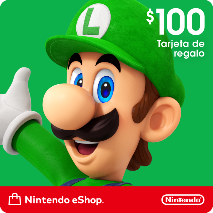 Saldo digital Nintendo eShop 100 MXN