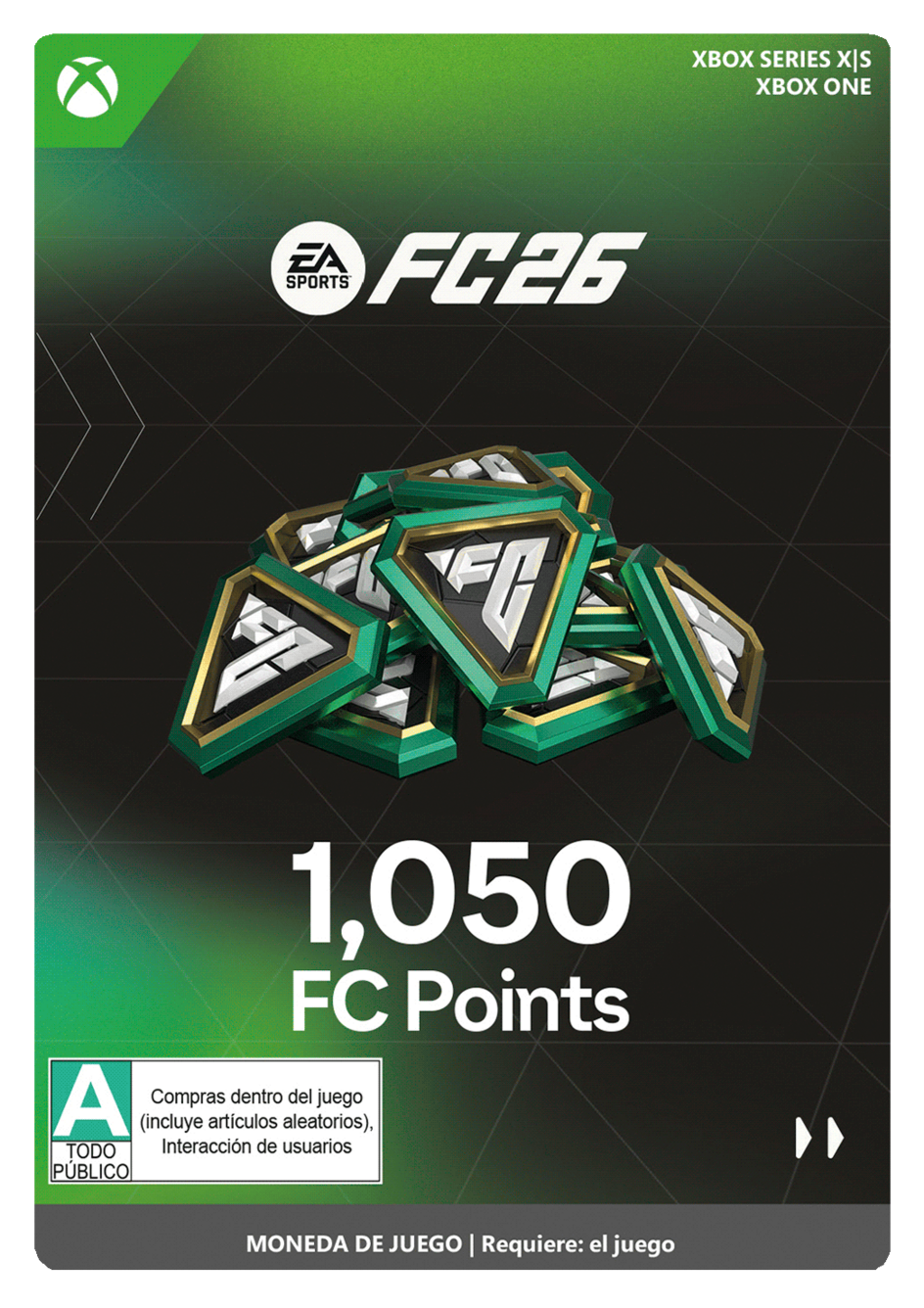 EA SPORTS FC 26 - FC POINTS 1050