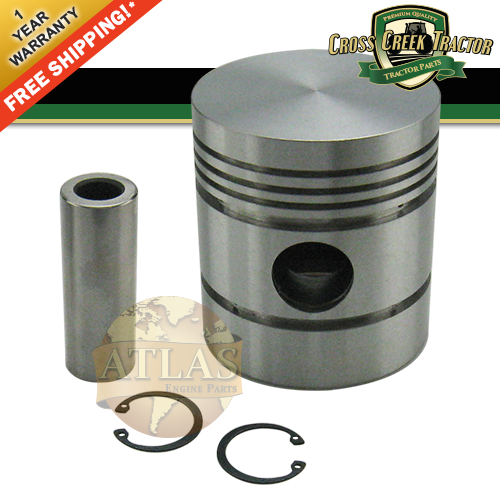 3044486R3 Piston w/ Pin for CASE-IH B275, B414, 424, 444, 354, 365, 384+