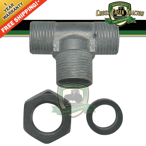 AR85618 NEW Fuel Return Line Tee Fitting for JOHN DEERE 4400, 4420