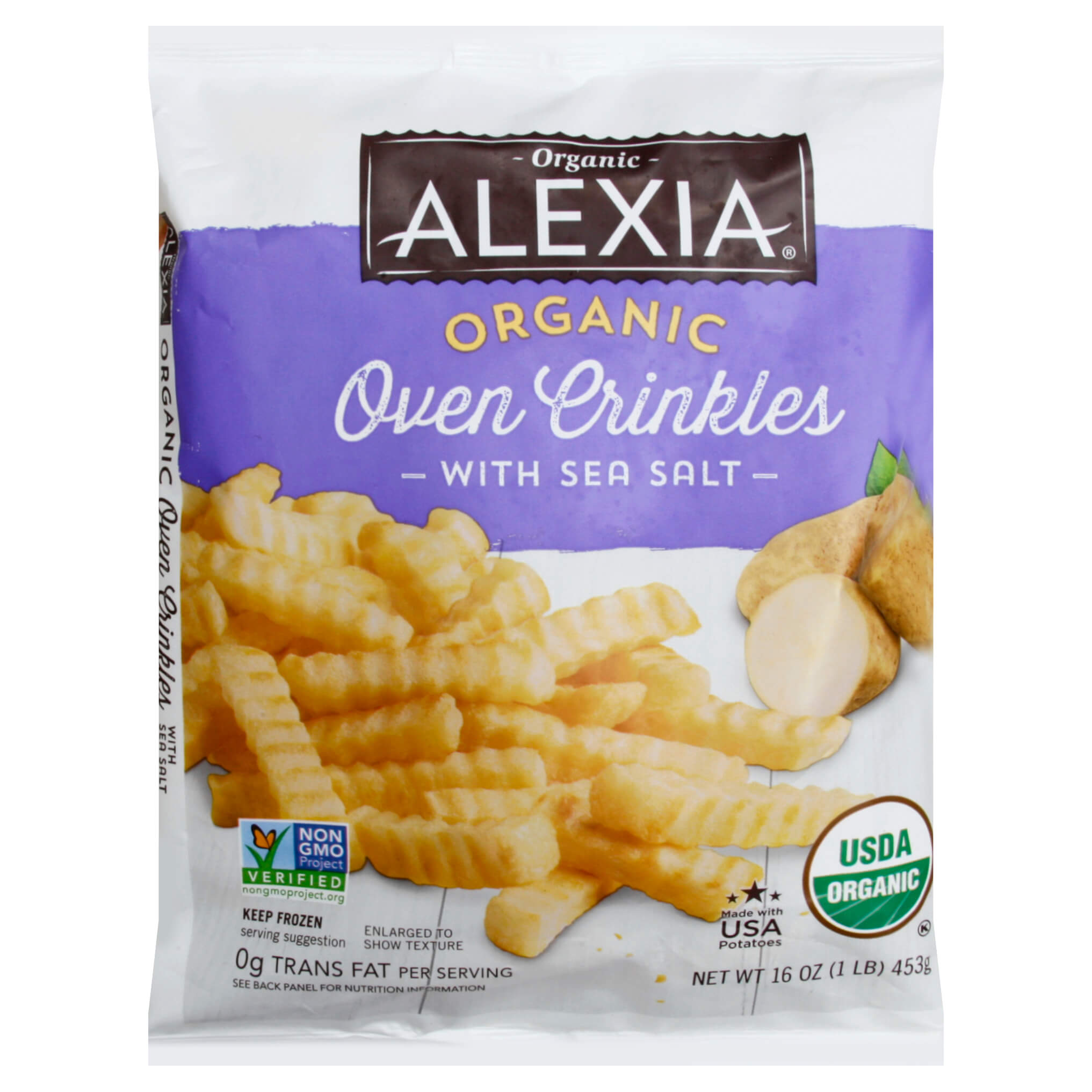 ALEXIA FRIES OVEN CRINKLES CLASSIC SEA SALT 16 OZ