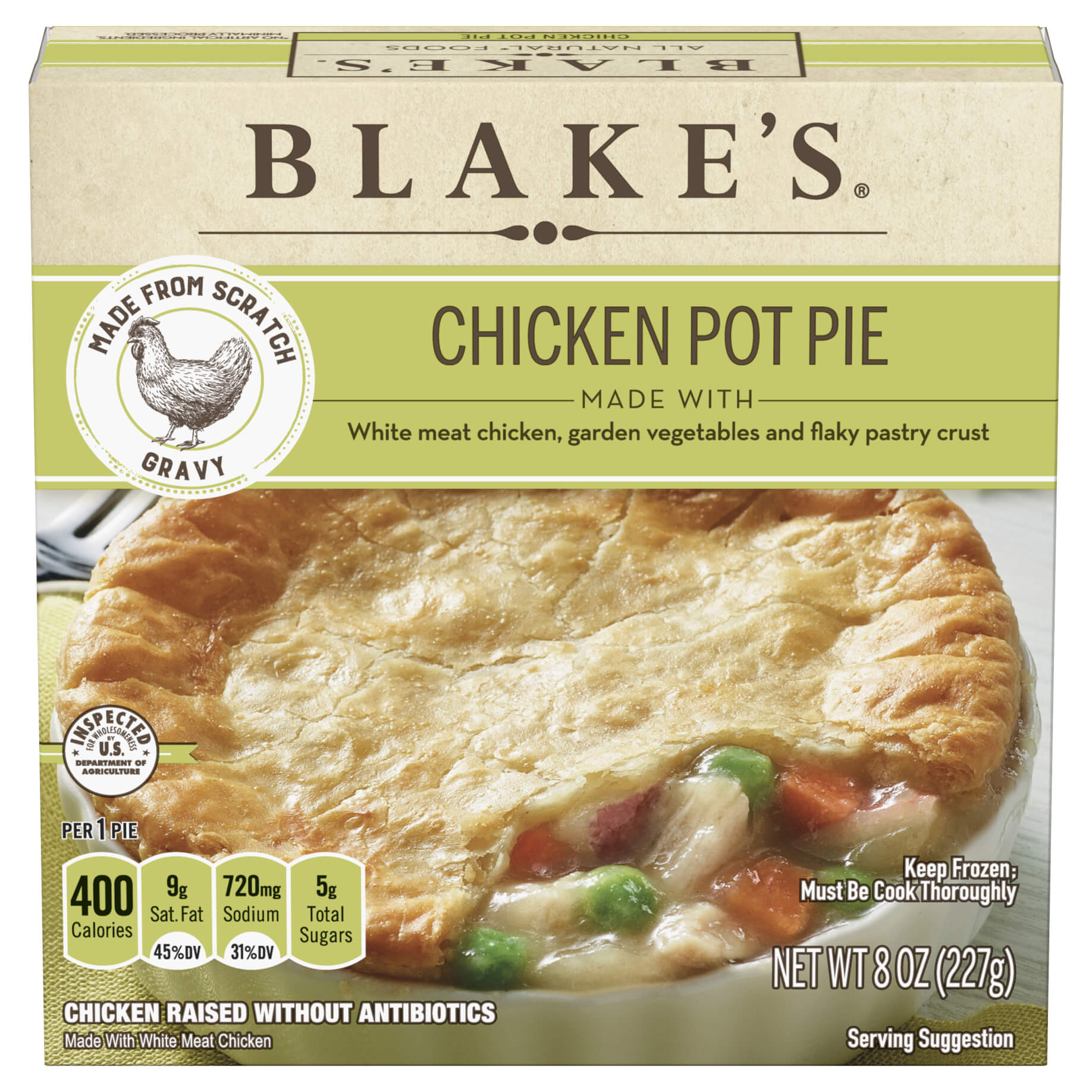 BLAKES ALL NATURAL CHICKEN POT PIE 8 OZ