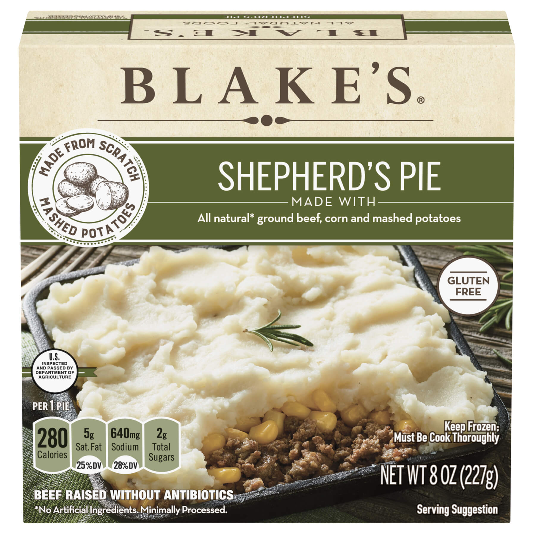 BLAKES ALL NATURAL SHEPHERDS POT PIE 8 OZ