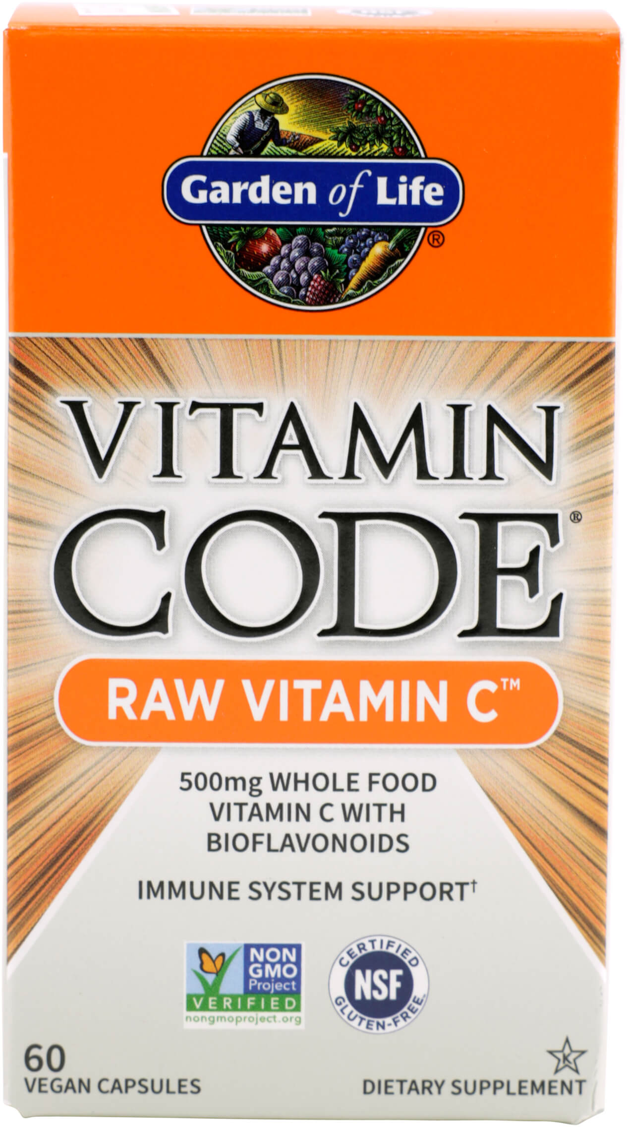 GARDEN OF LIFE VITAMIN CODE – VITAMIN C 60 VCP