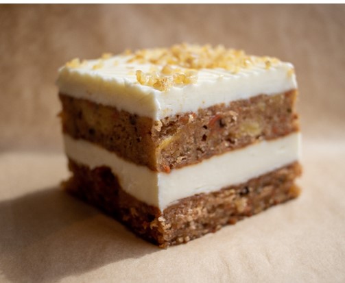 MSM CAKE-VEGAN CARROT CAKESLICE