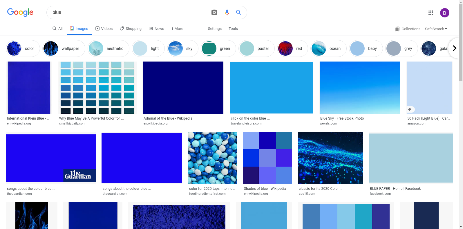 aesthetic blue stuff - Google Search