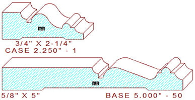 Backout, Base and Case Moulding