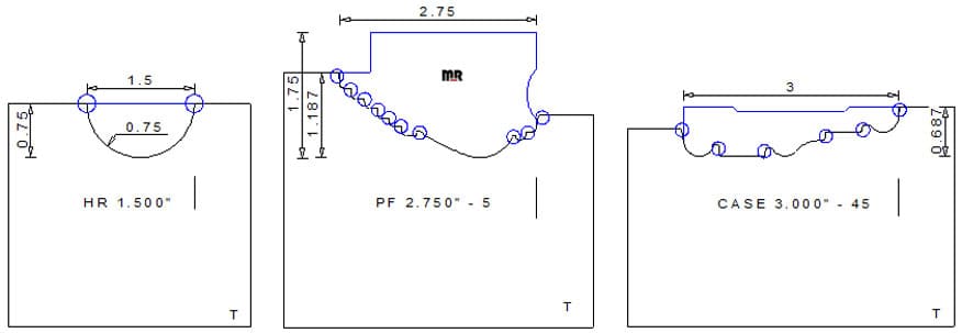 Moulding Knife Designs with Draft Angles