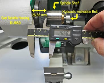 R960 Spindle Alignment Reference Points